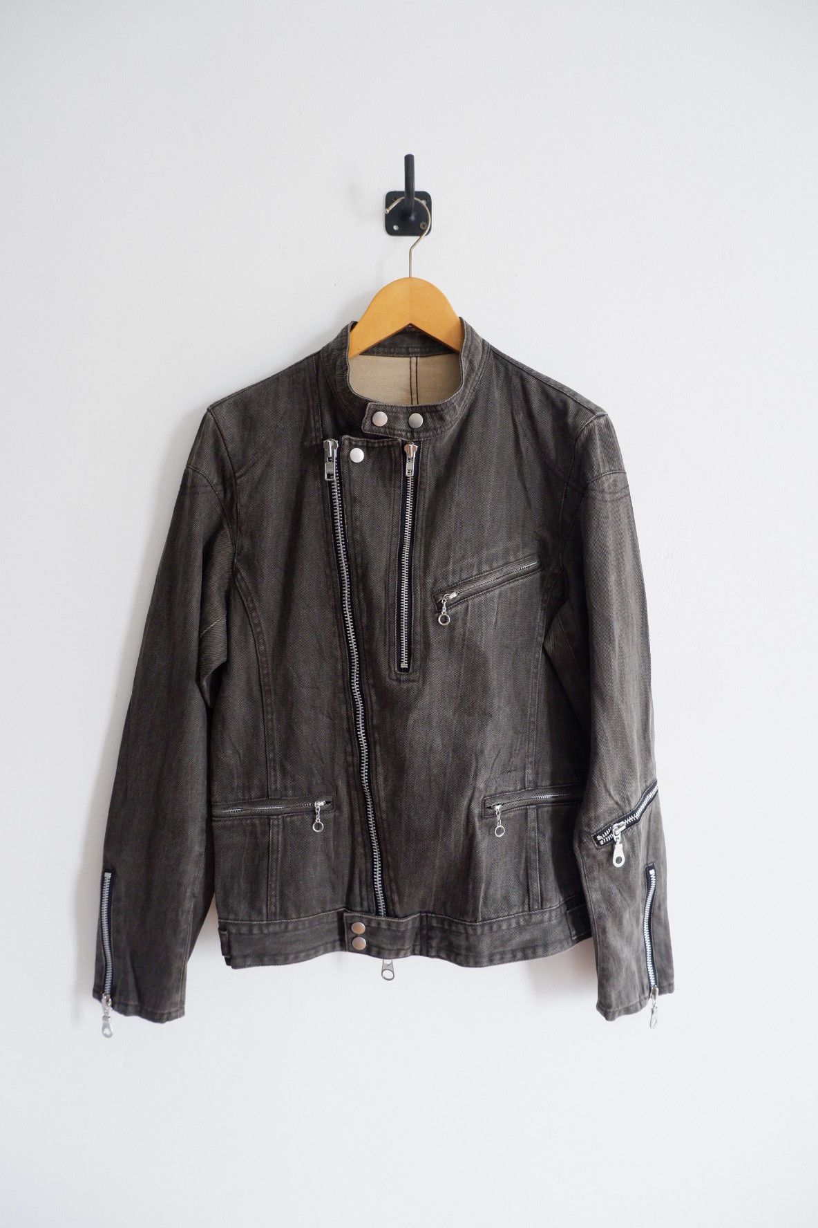Beauty Beast Vintage The Difference By Rupert Punk Biker Denim Jacket Size US L / EU 52-54 / 3 - 1 Thumbnail