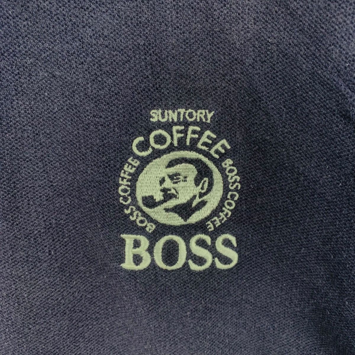 Vintage Vintage BOSS COFFEE SUNTORY Original Design Polo Tee Shirt Size US L / EU 52-54 / 3 - 3 Thumbnail
