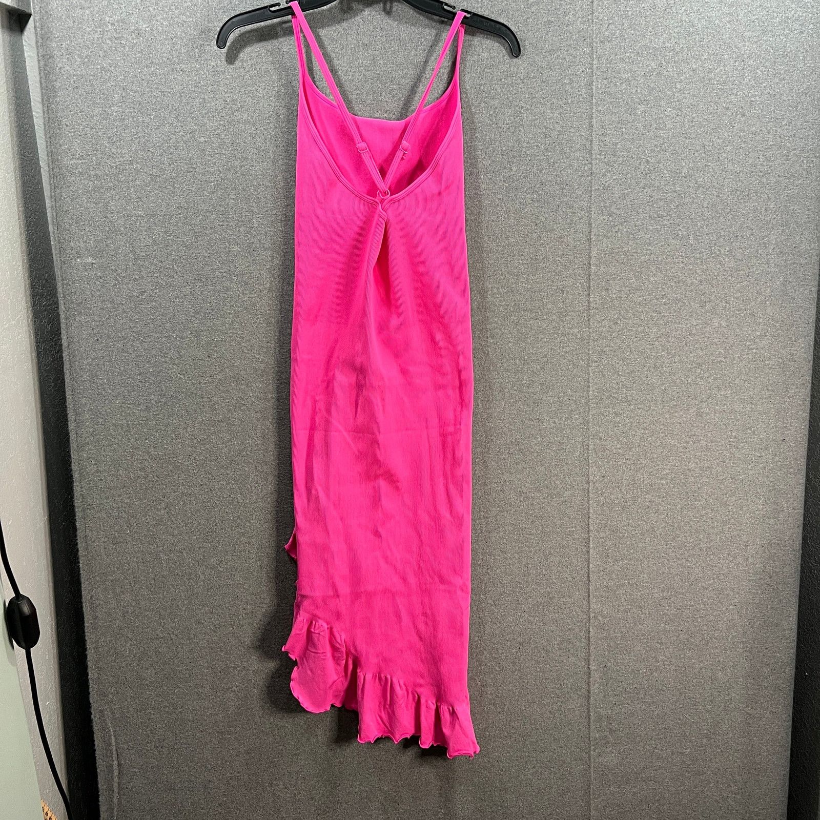 Other OQQ Women's Spaghetti Strap Bodycon Ruffle Side Mid Size M / US 6-8 / IT 42-44 - 2 Thumbnail