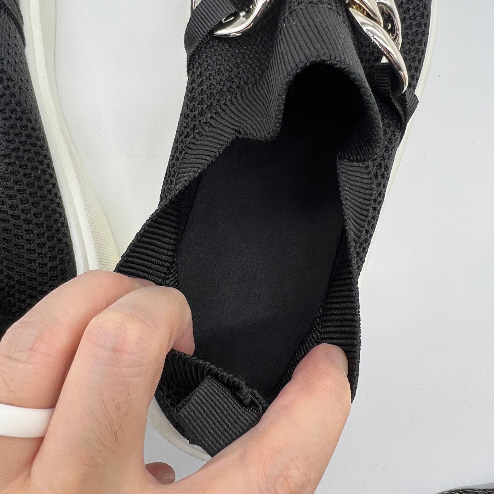 Other Sneakers Trendy Mesh Loafers Breathable Slip on Shoes Black Size US 8 / IT 38 - 10 Thumbnail