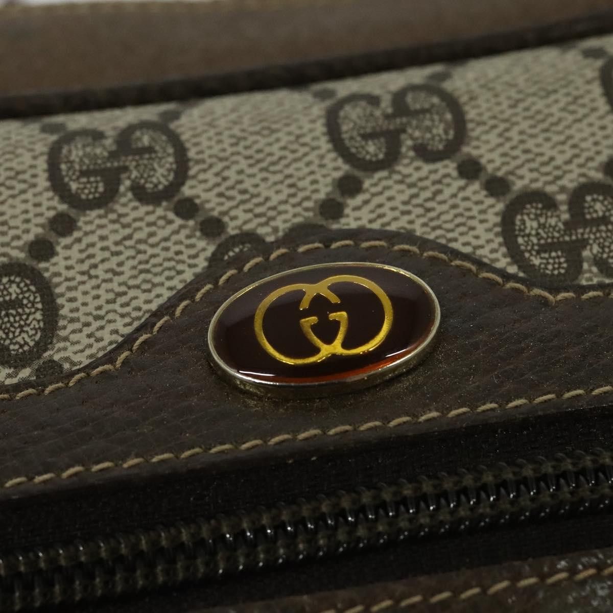 Gucci GUCCI GG Supreme Web Sherry Line Shoulder Bag Pvc Beige Size ONE SIZE - 14 Thumbnail