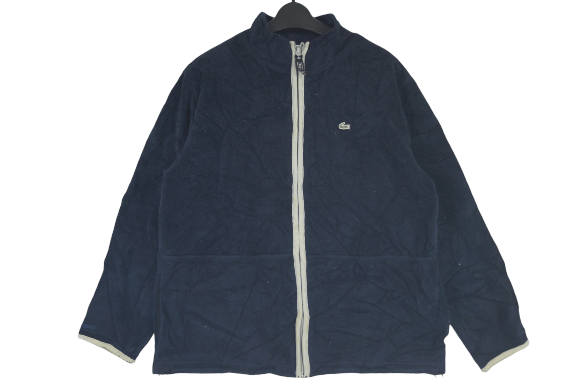 Lacoste × Vintage Sweater Fleece Lacoste Small Logo Nice Design Size US L / EU 52-54 / 3 - 1 Thumbnail