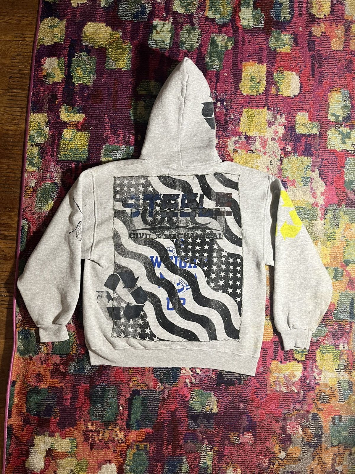 Other Steele Toe Tim Mudwash I Love NYC Hoodie Medium Size US M / EU 48-50 / 2 - 2 Thumbnail