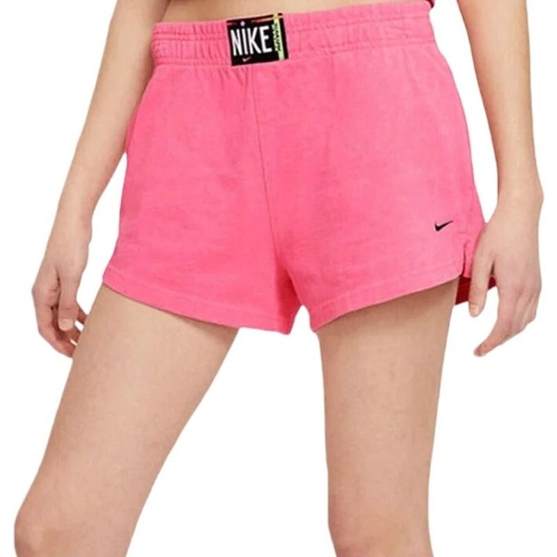 Nike Nike Washed Running Shorts Logo Patch Pull On Pink Large Size 36" / US 14 / IT 50 - 1 Thumbnail
