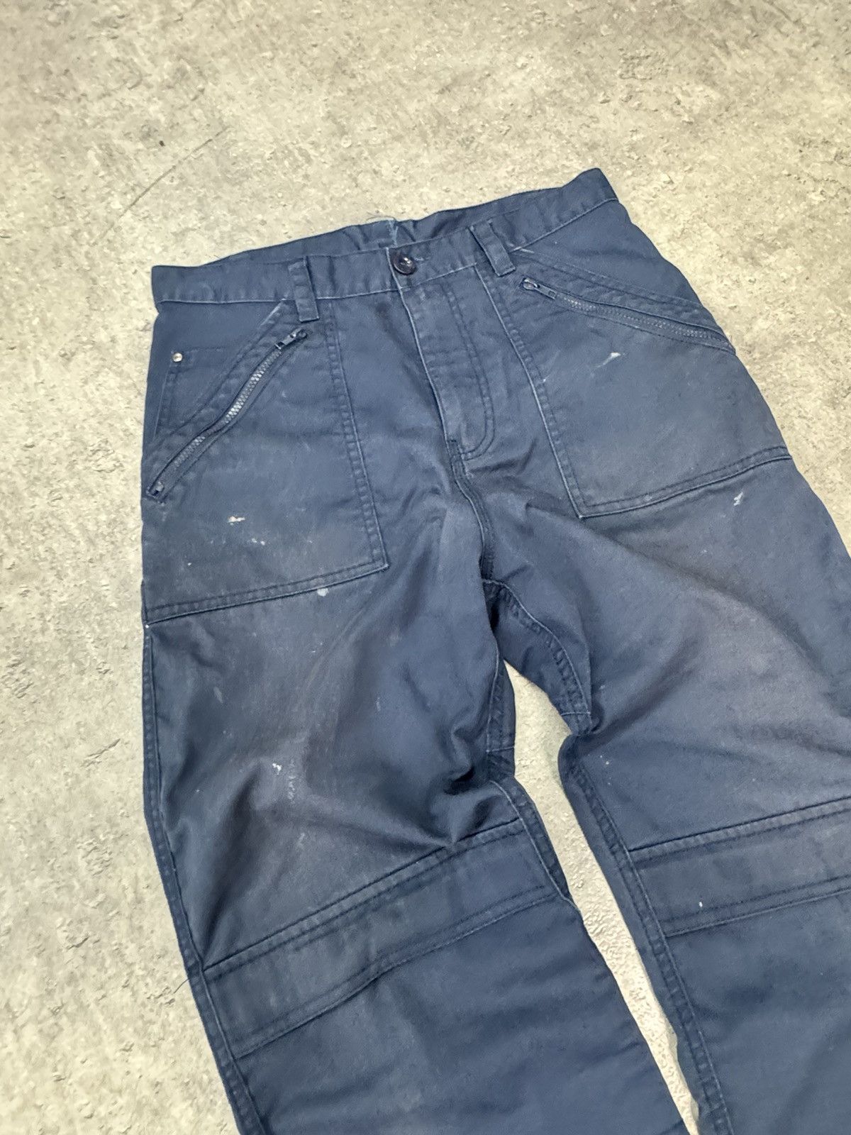 Japanese Brand ᶠᵃⁿᶜʸᵍᵘʸ Cropped Cargo Pants Workwear Bondage Vintage Pants Size US 32 / EU 48 - 4 Thumbnail