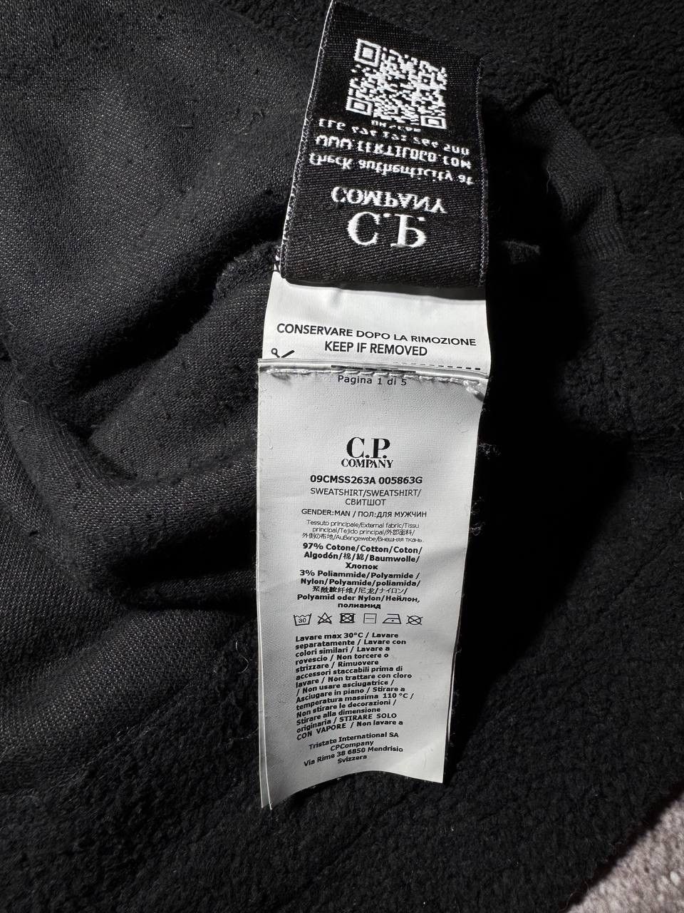 C.P. Company CP Company Black Fleece Sweatshirt Massimo Osti Size US XL / EU 56 / 4 - 13 Thumbnail
