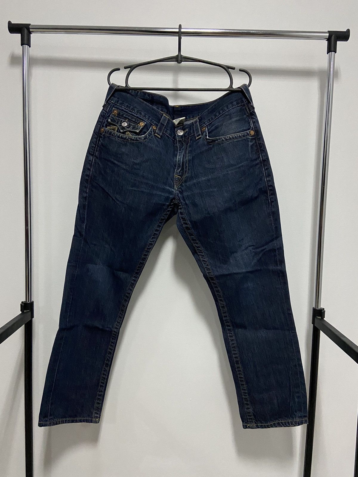 True Religion × Vintage True Religion straight jeans Pants Selvedge Vintage Size US 38 / EU 54 - 3 Thumbnail