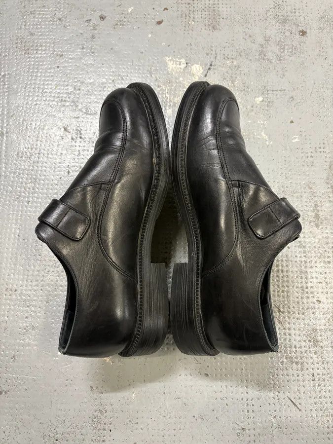 Claude Montana Claude Montana Black Leather Classy Buckle Loafers Size US 10 / EU 43 - 4 Thumbnail