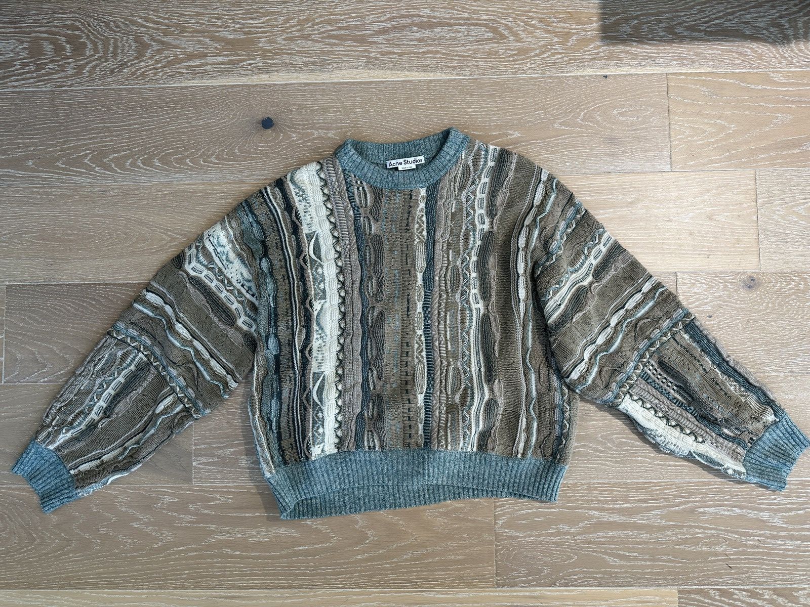 Acne Studios Blue Coogi Sweater Size US S / EU 44-46 / 1 - 1 Thumbnail