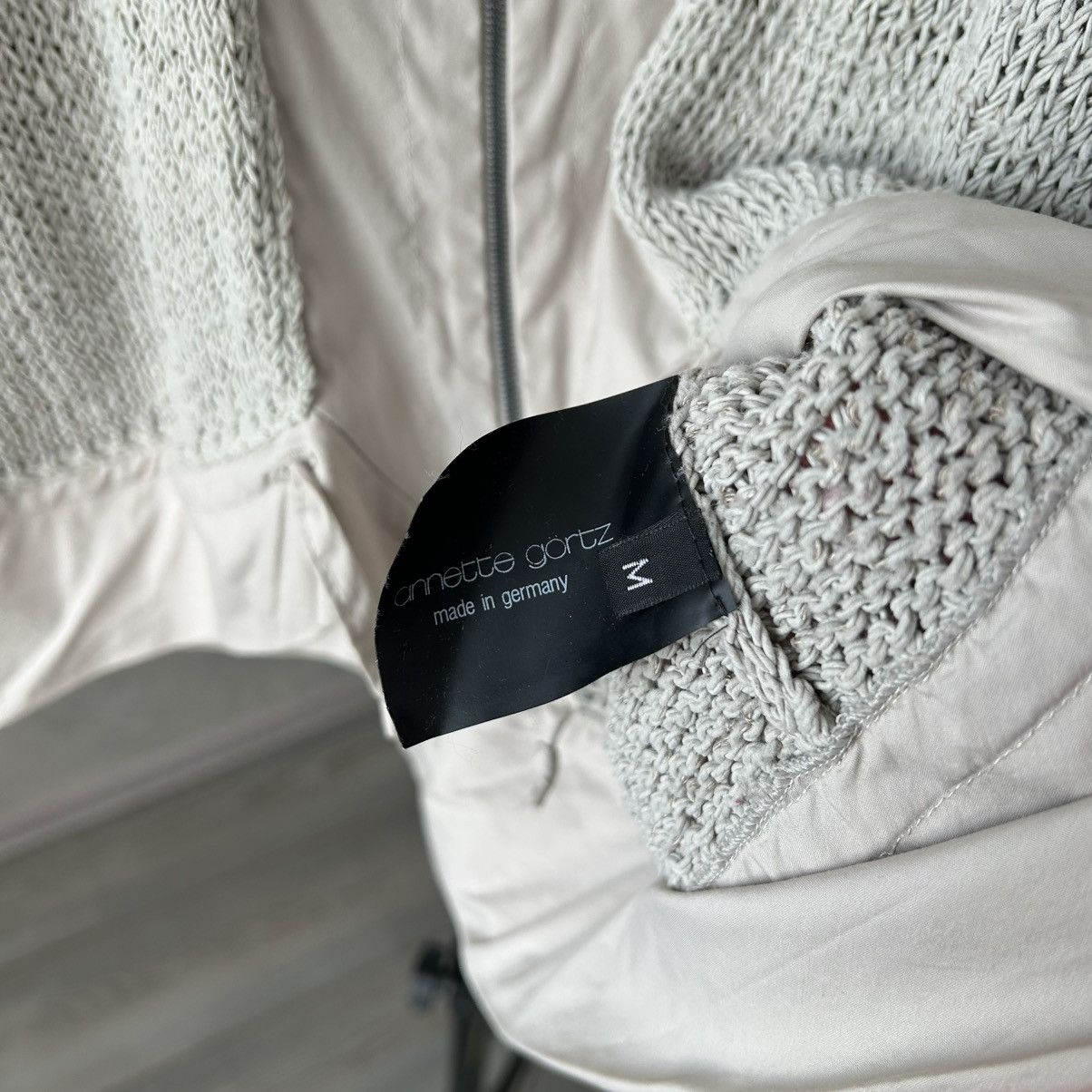 Annette Gortz Anette Gortz Linen Blend Mesh Knit Zip Hoodie Jacket M Size M / US 6-8 / IT 42-44 - 11 Thumbnail