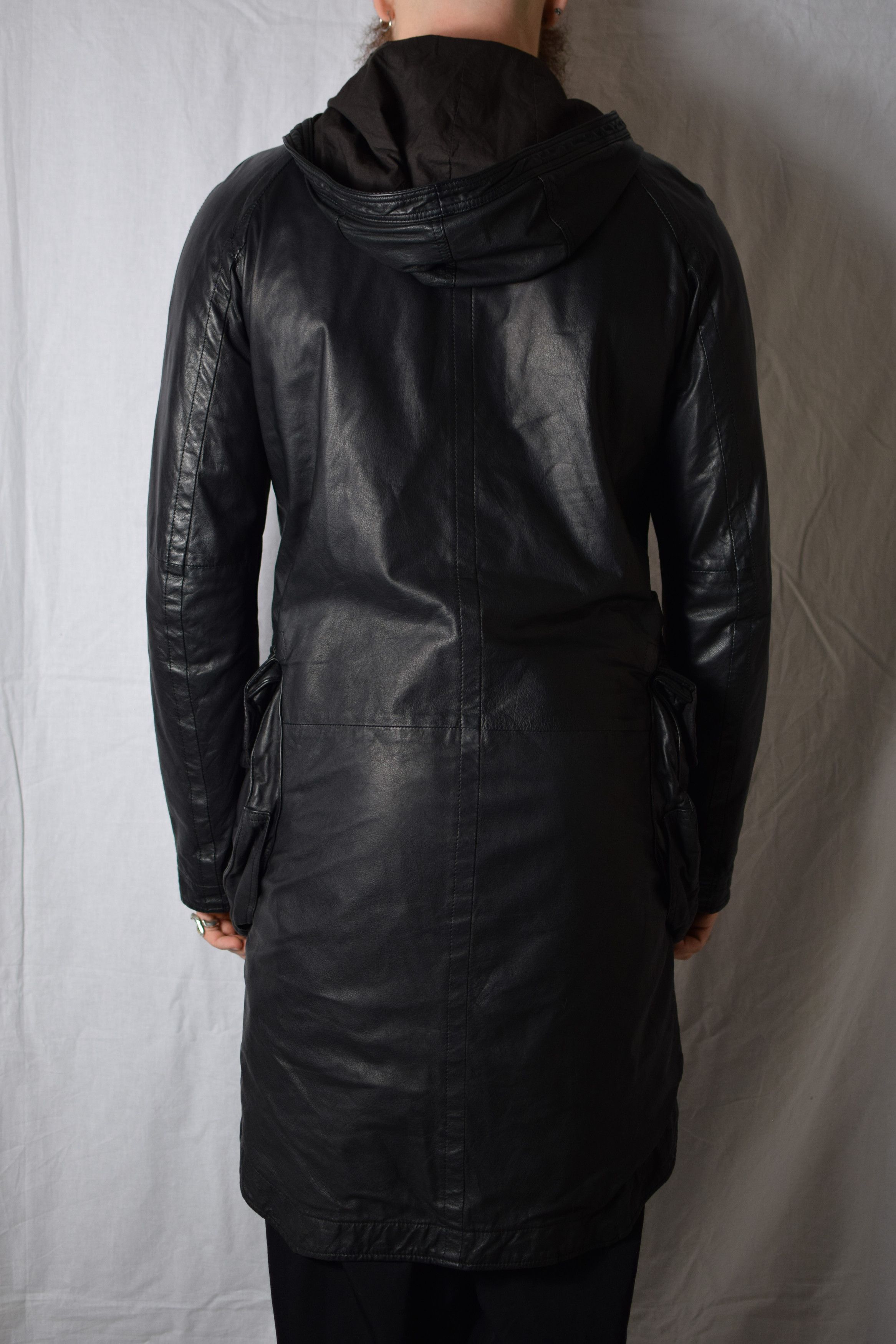 Julius Julius SS08 Leather Gasmask Coat - 217COM6 Size US M / EU 48-50 / 2 - 11 Thumbnail