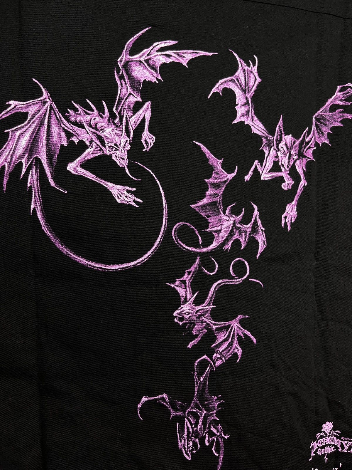 Vintage 2001 ALCHEMY GOTHIC DEMONS HEAVY SHIRT WITH 3 POCKETS - 865 Size US XL / EU 56 / 4 - 4 Thumbnail