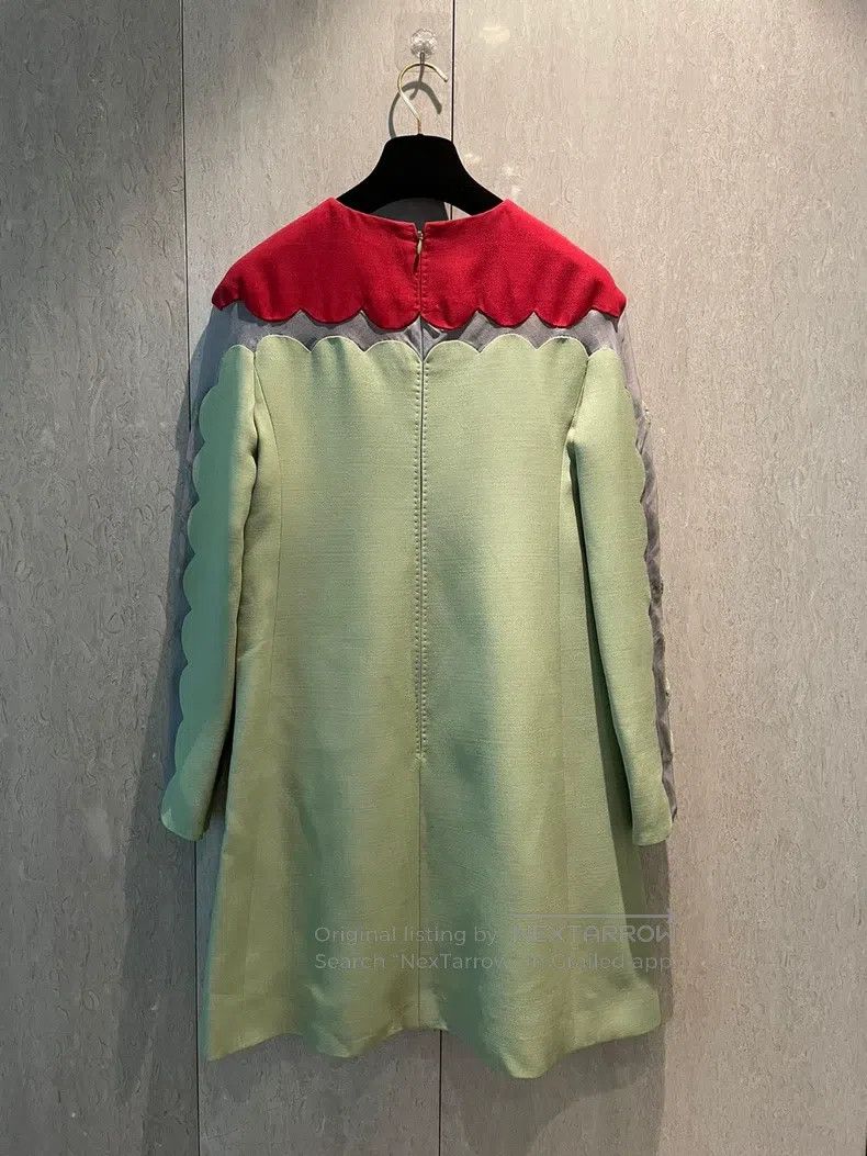 Valentino Valentino Avocado lace patchwork dress Size S / US 4 / IT 40 - 4 Thumbnail