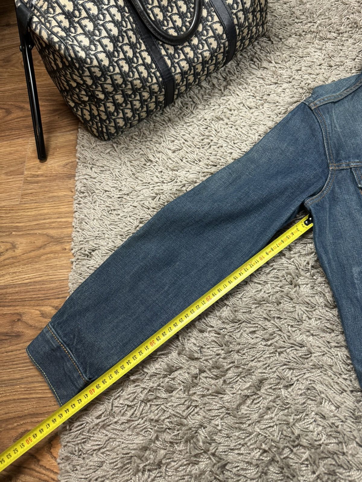 Vintage Denim jacket blazer Levis 00s original casual item Size S / US 4 / IT 40 - 7 Thumbnail