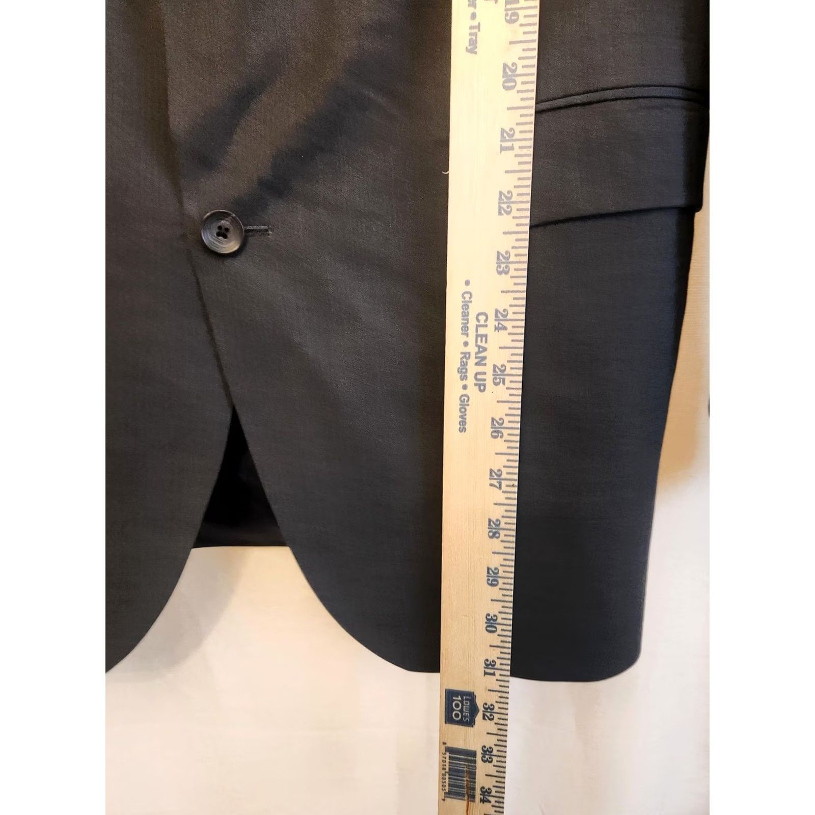 Jack Victor Jack Victor Suit Jacket Mens 44L Gray Wool 2 Button Long Made Canada Urban SPJ Size 44R - 4 Thumbnail