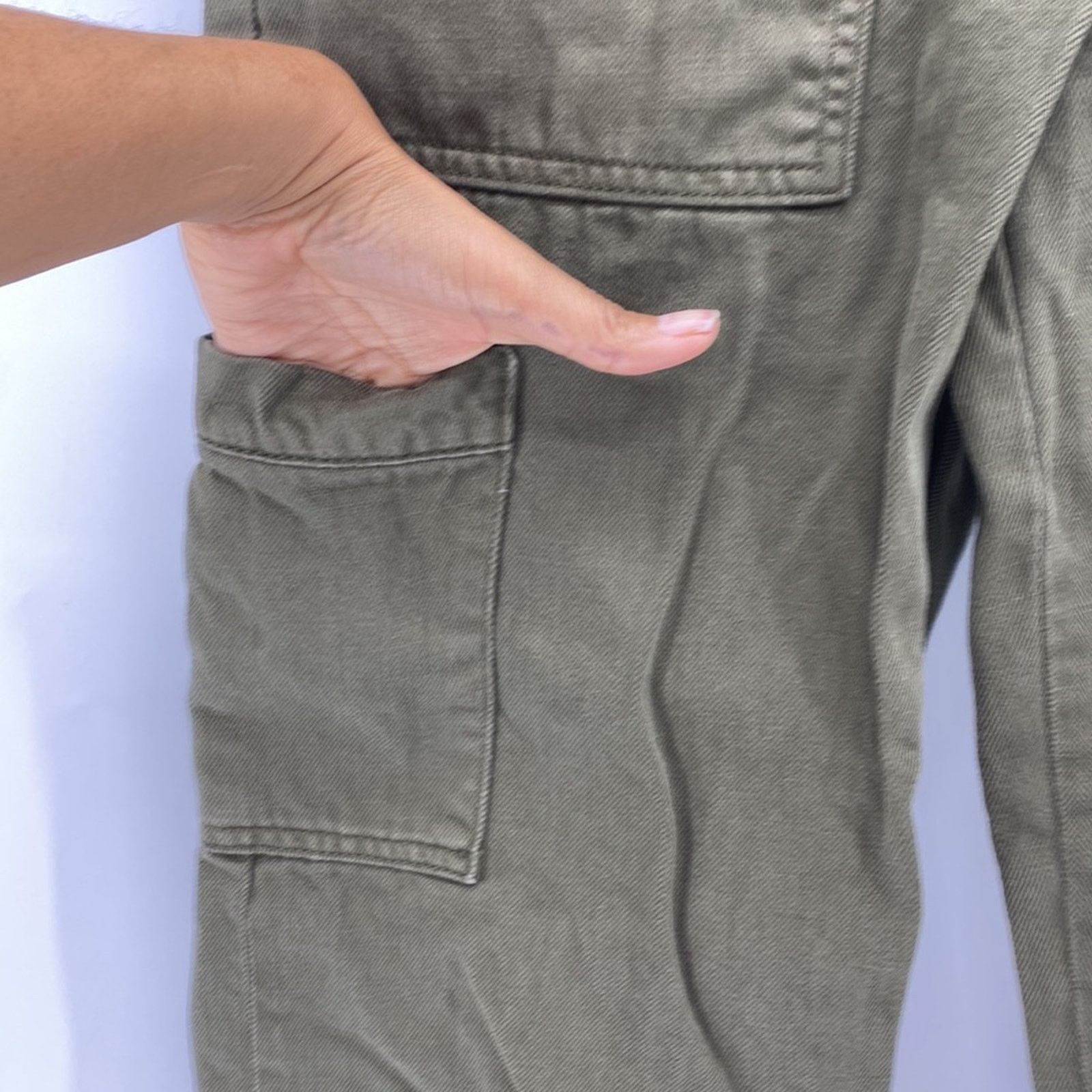 Banana Republic Banana Republic Cargo Ankle Pants green Pockets barrel chic Size 26" / US 2 / IT 38 - 5 Thumbnail