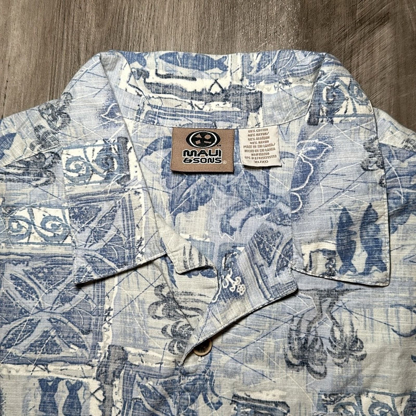 Maui and Sons Maui & Sons Rayon Blend Hawaiian Short Sleeve - XL Size US XL / EU 56 / 4 - 6 Thumbnail