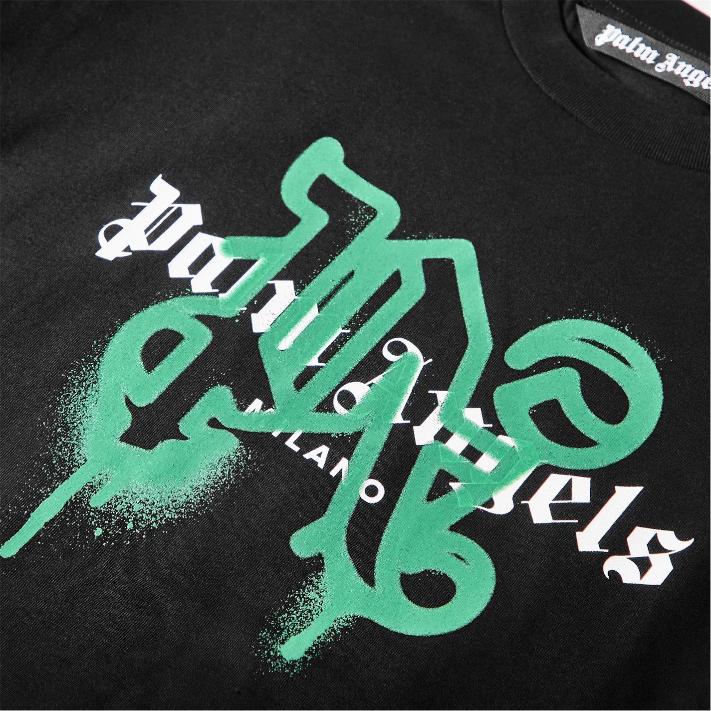 Palm Angels o1g2r1mq0426 Milan T-Shirt in Black Size US XS / EU 42 / 0 - 3 Thumbnail