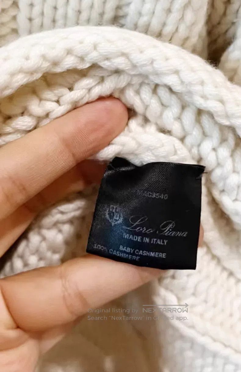Loro Piana Loro Piana Baby Cashmere Collar Cashmere Sweater Size S / US 4 / IT 40 - 5 Thumbnail