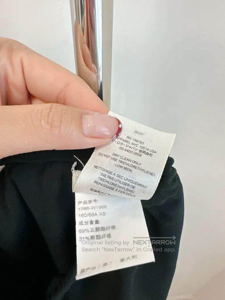 The Row The row size xs Classic black pants Size 23" - 4 Thumbnail
