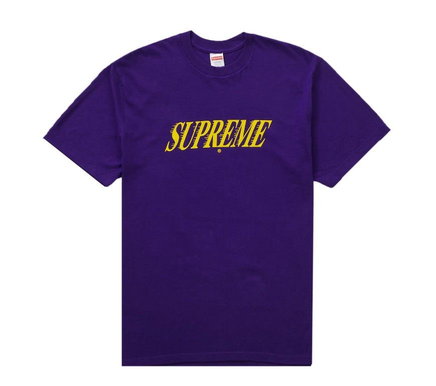 image of Supreme Logo Summer T Shirt - 2Xl in Purple, Men's