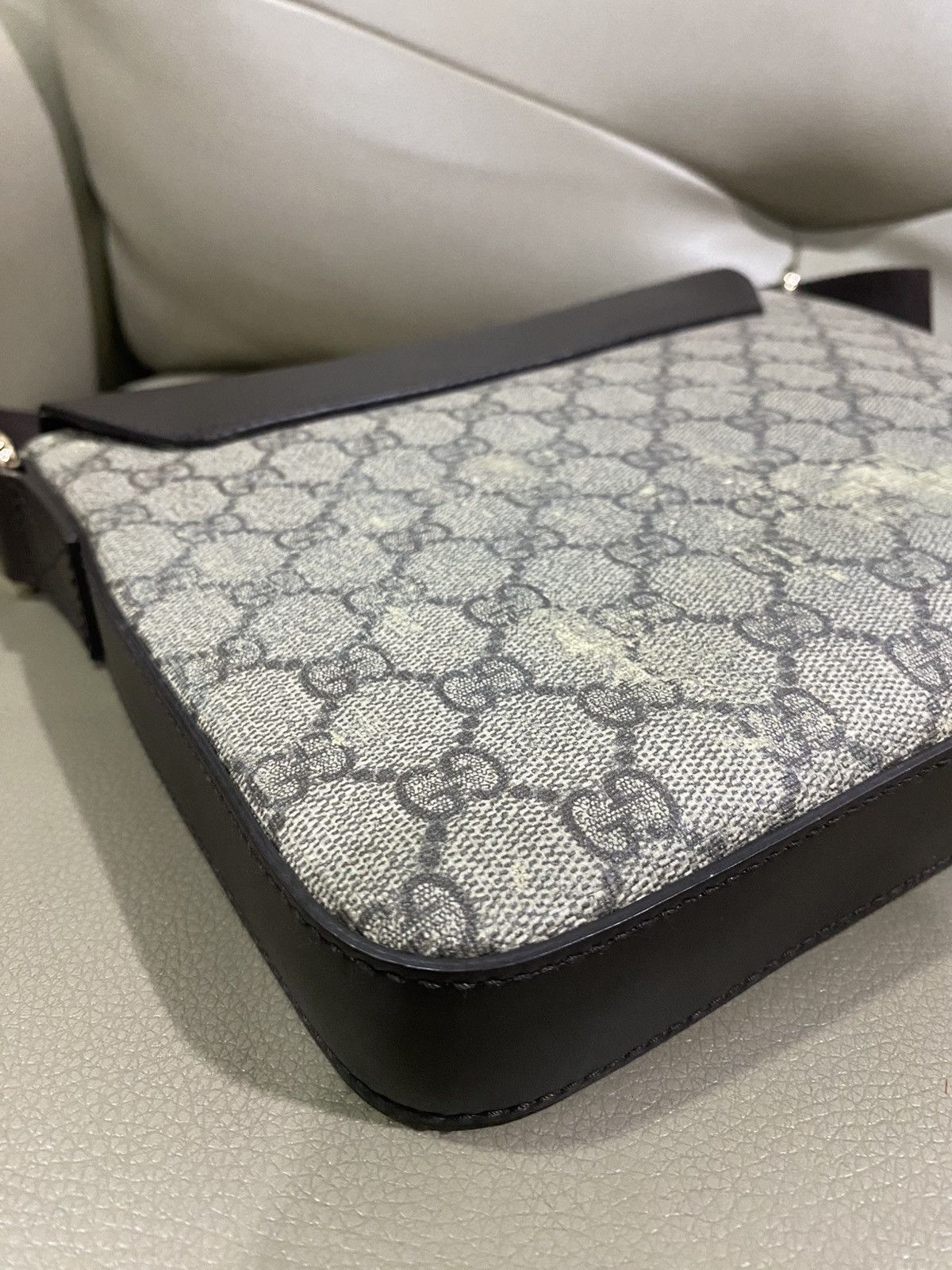Gucci Authentic Gucci GG Supreme Flap Messenger Bag Size ONE SIZE - 11 Thumbnail