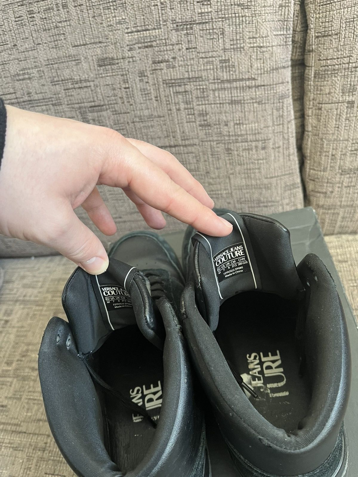 Versace Versace Leather Sneakers Size US 7 / EU 40 - 6 Thumbnail