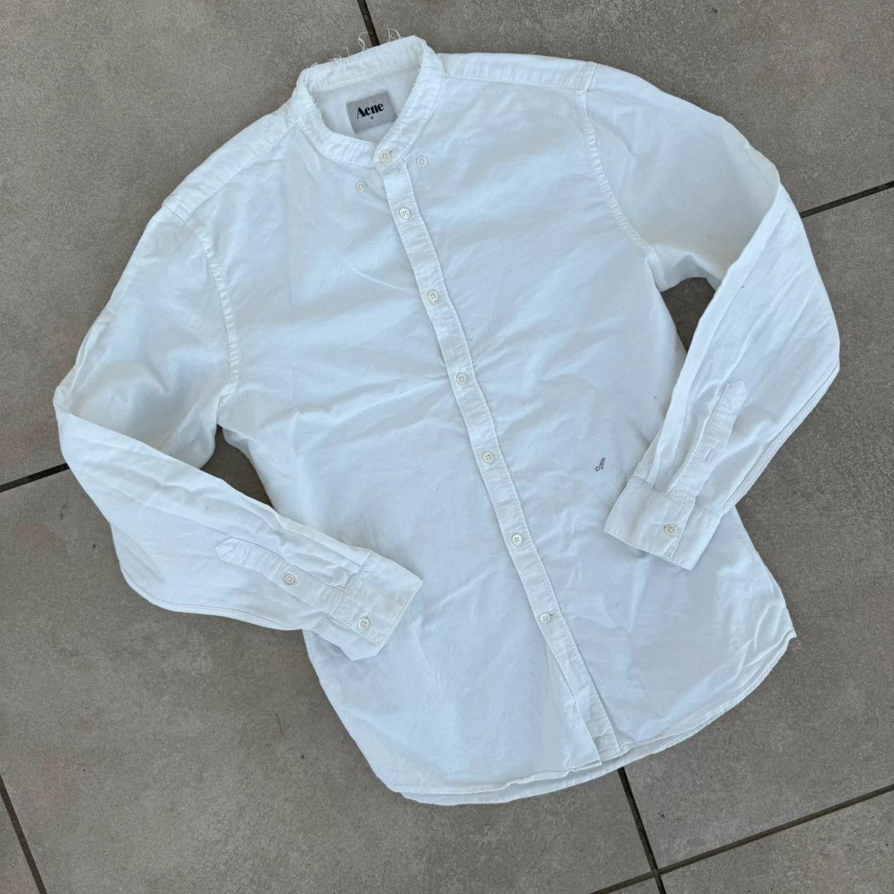Acne Studios Acne Studios Button Up Shirt White Size US M / EU 48-50 / 2 - 2 Thumbnail