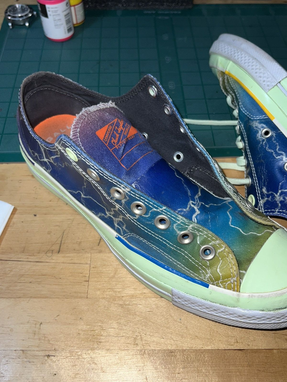 Converse × Pigalle Pigalle x Converse chuck 70 low “Lightning storm” Size US 9.5 / EU 42-43 - 2 Thumbnail