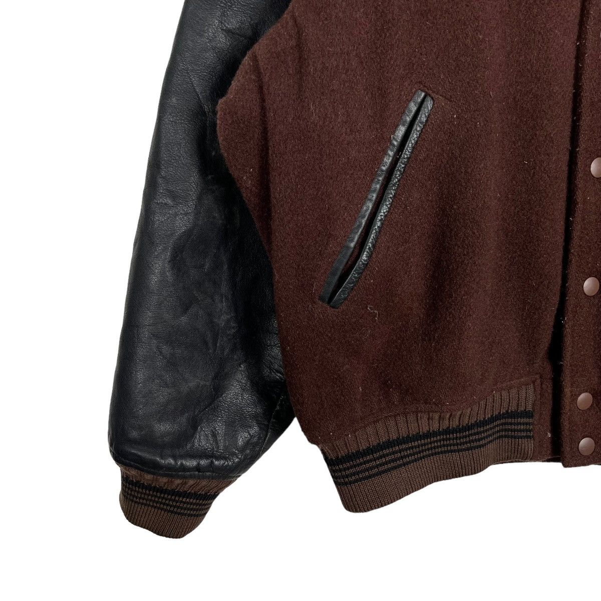 Japanese Brand 🔥 VINTAGE ANECDOTE VARSITY BOMBER JACKET Size US L / EU 52-54 / 3 - 5 Thumbnail