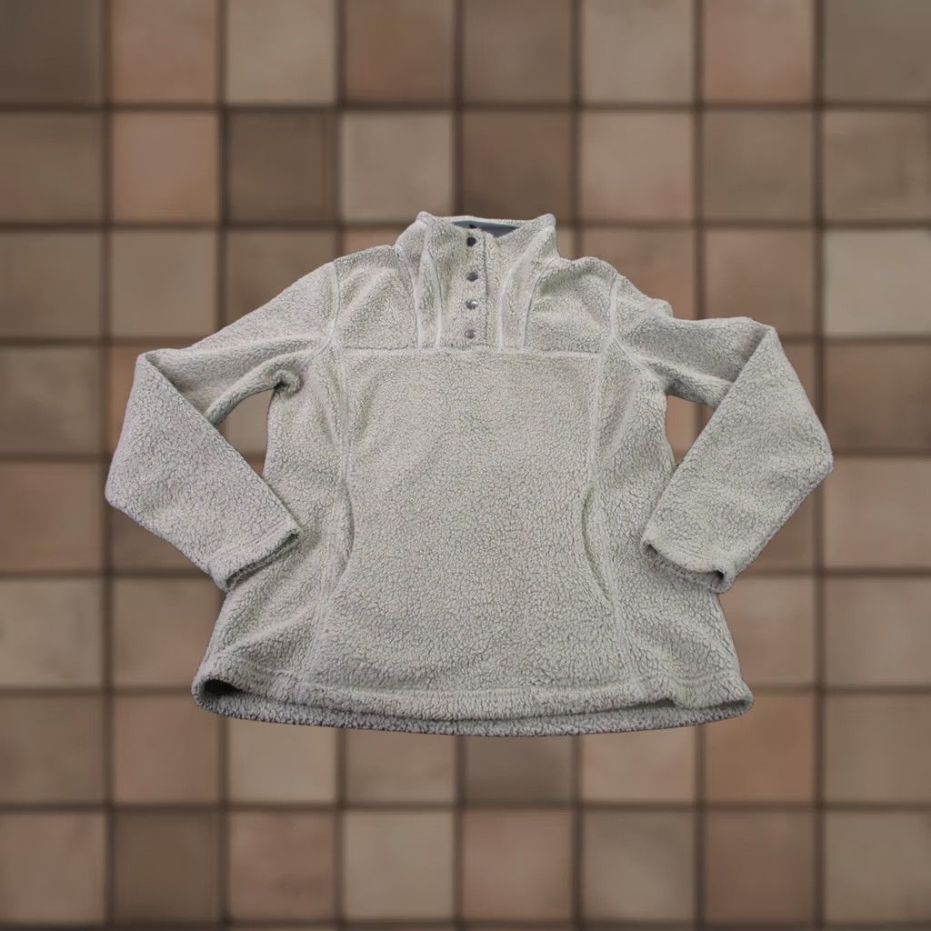 Vintage Kuhl Jacket Womens S Beige Fleece Hiking Sweater Pullover Outdoors Snap Shirt Women Small Beige Fleece Jacket Snap Kuhl Size S / US 4 / IT 40 - 1 Thumbnail