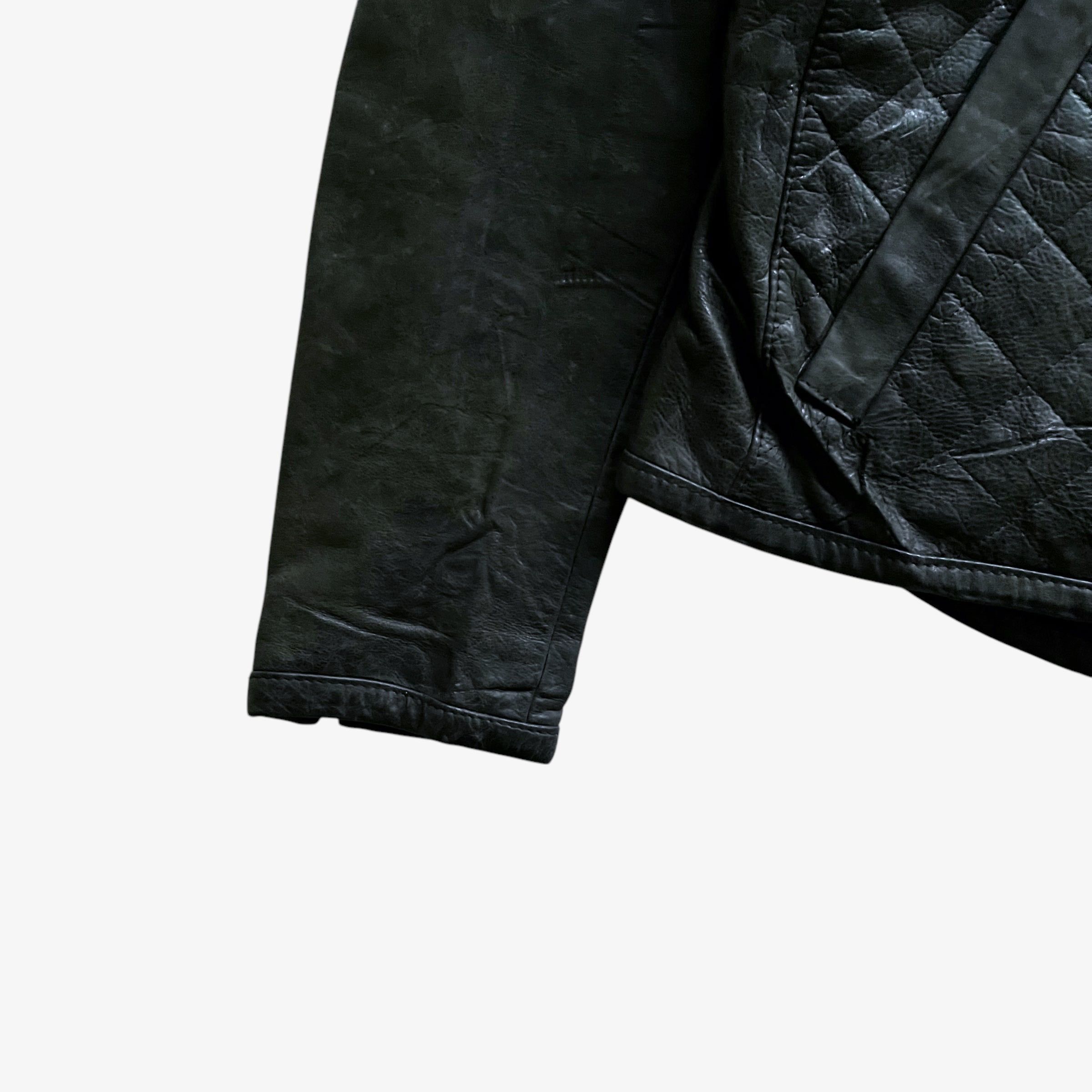 Belstaff Vintage Y2K Women's Belstaff Quilted Leather Biker Jacket Size M / US 6-8 / IT 42-44 - 8 Thumbnail