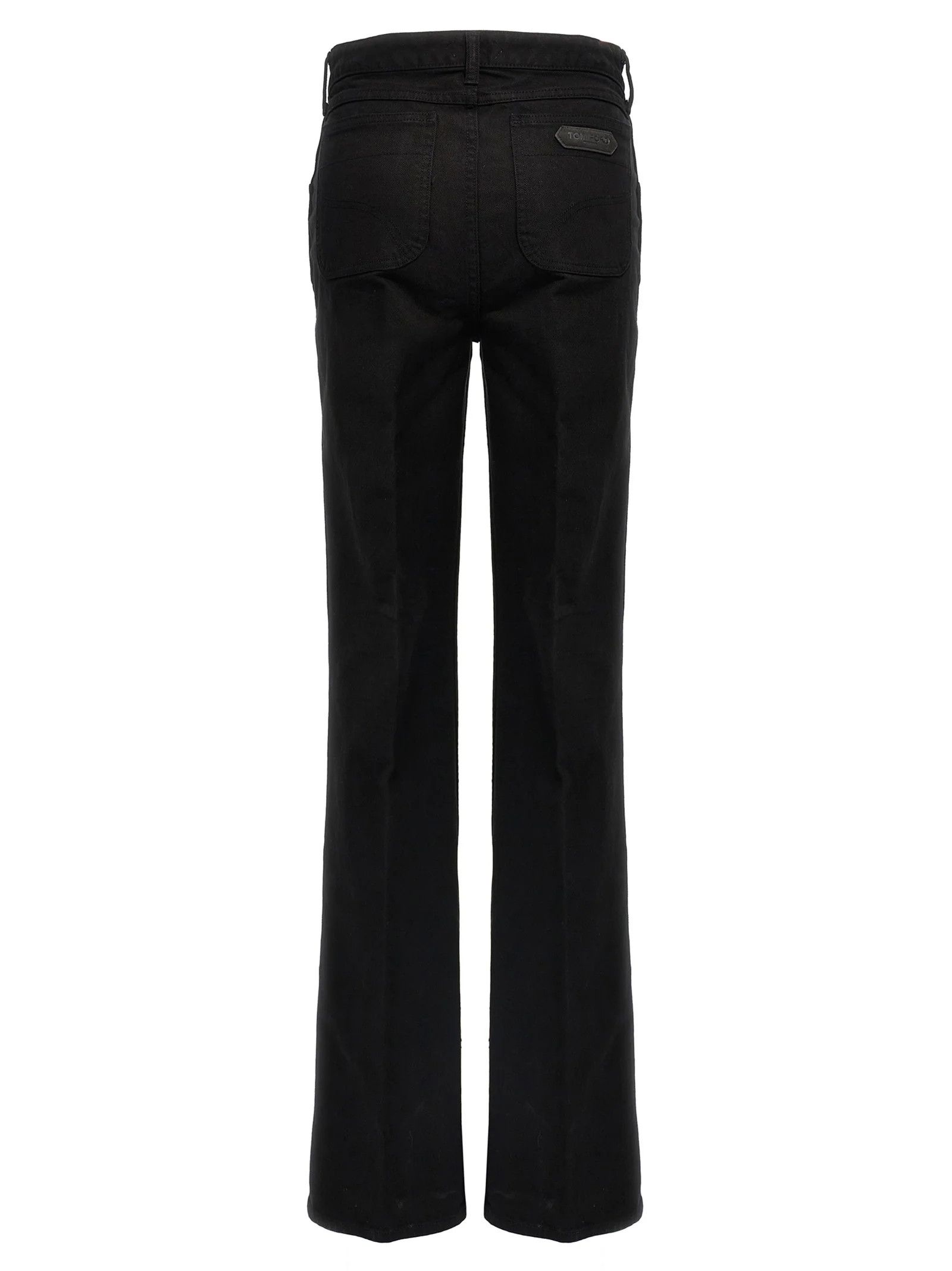 Tom Ford o1s22i1n0924 Bootcut Jeans in Black Size 28" / US 6 / IT 42 - 2 Thumbnail