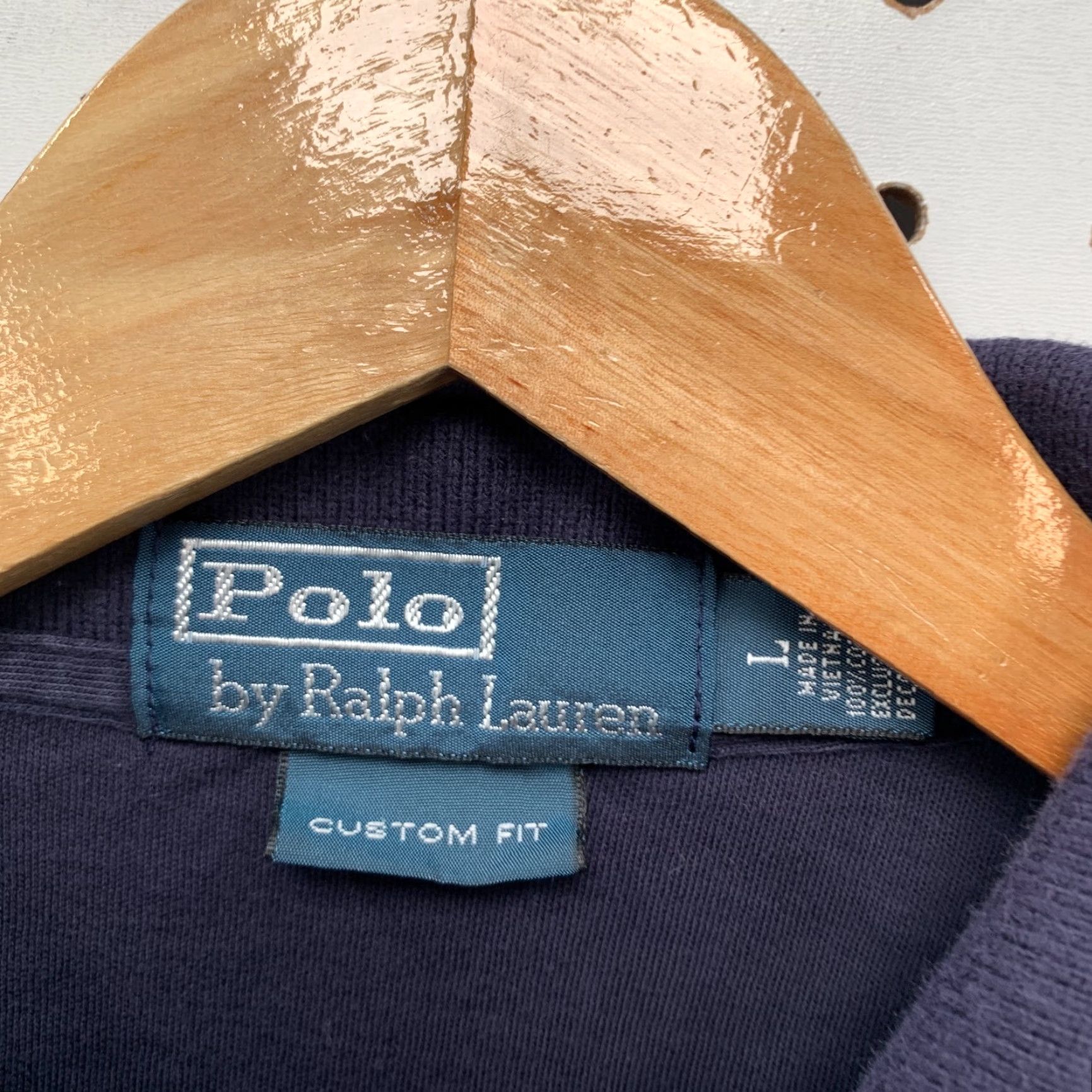 Polo Ralph Lauren VINTAGE Polo Ralph Lauren Polo Shirt Mens Large Blue Yellow Pony Custom Fit 22x28 Size US L / EU 52-54 / 3 - 6 Thumbnail