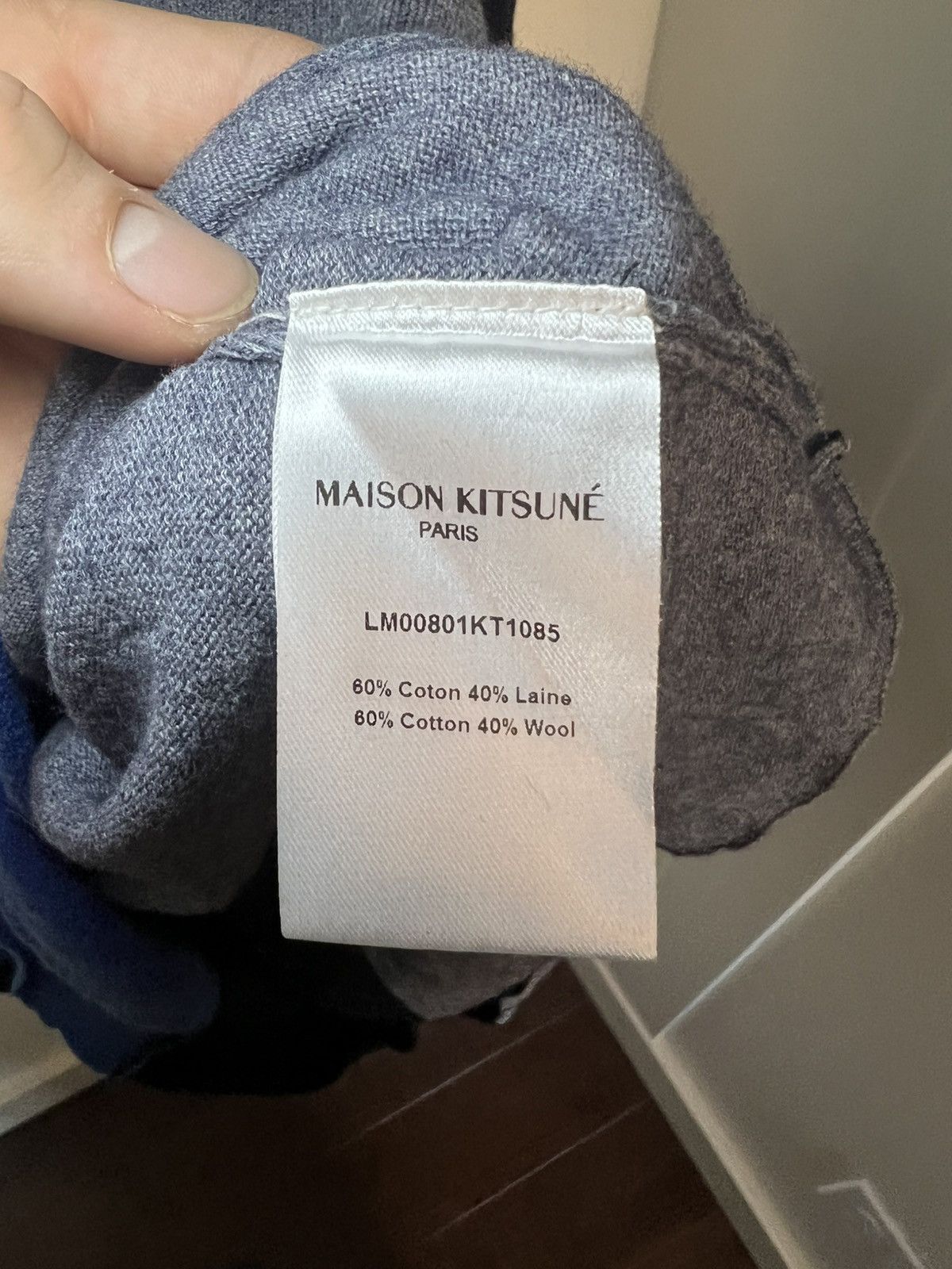 Maison Kitsune Maison Kitsuné colour block wool blend sweater Size US M / EU 48-50 / 2 - 5 Thumbnail