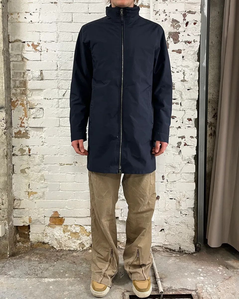 Prada AW2008 Prada Navy Nylon Long Jacket Size US L / EU 52-54 / 3 - 2 Thumbnail