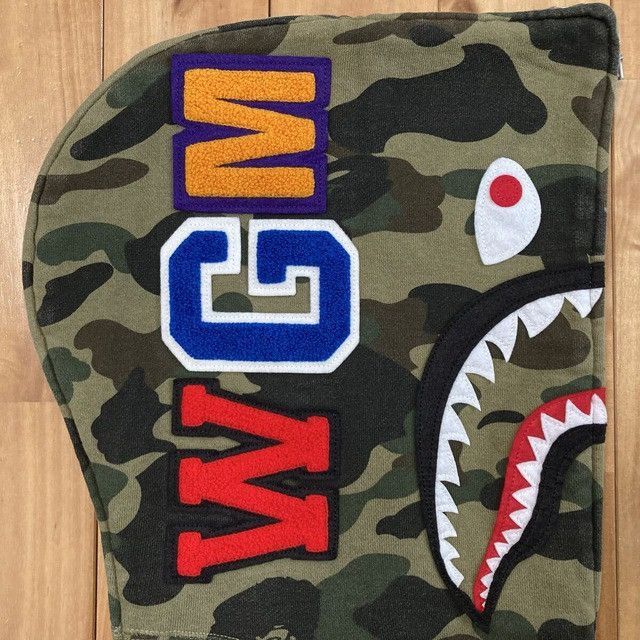 Bape BAPE Gray x 1st camo green Separate Shark Full Zip Hoodie Size US M / EU 48-50 / 2 - 5 Thumbnail