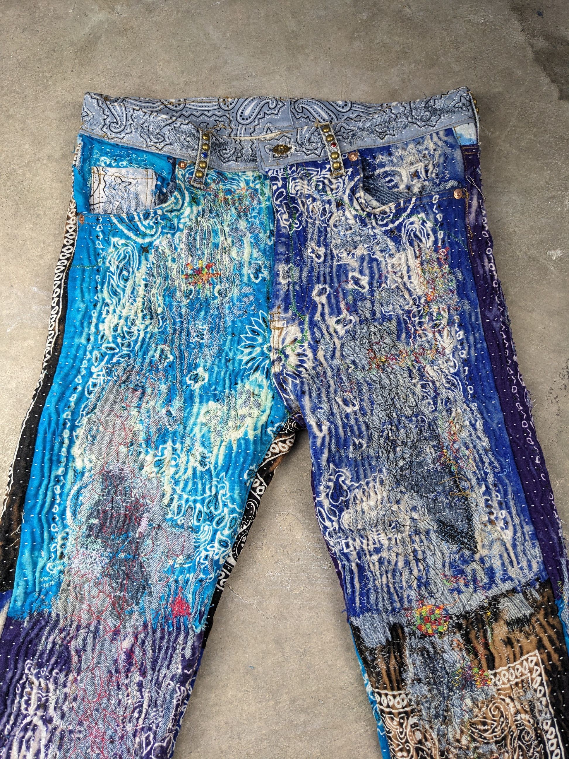 Levi's × Vintage Inspired Proleta Re Art Uroboros Kofu Levis Denim Size US 32 / EU 48 - 3 Thumbnail