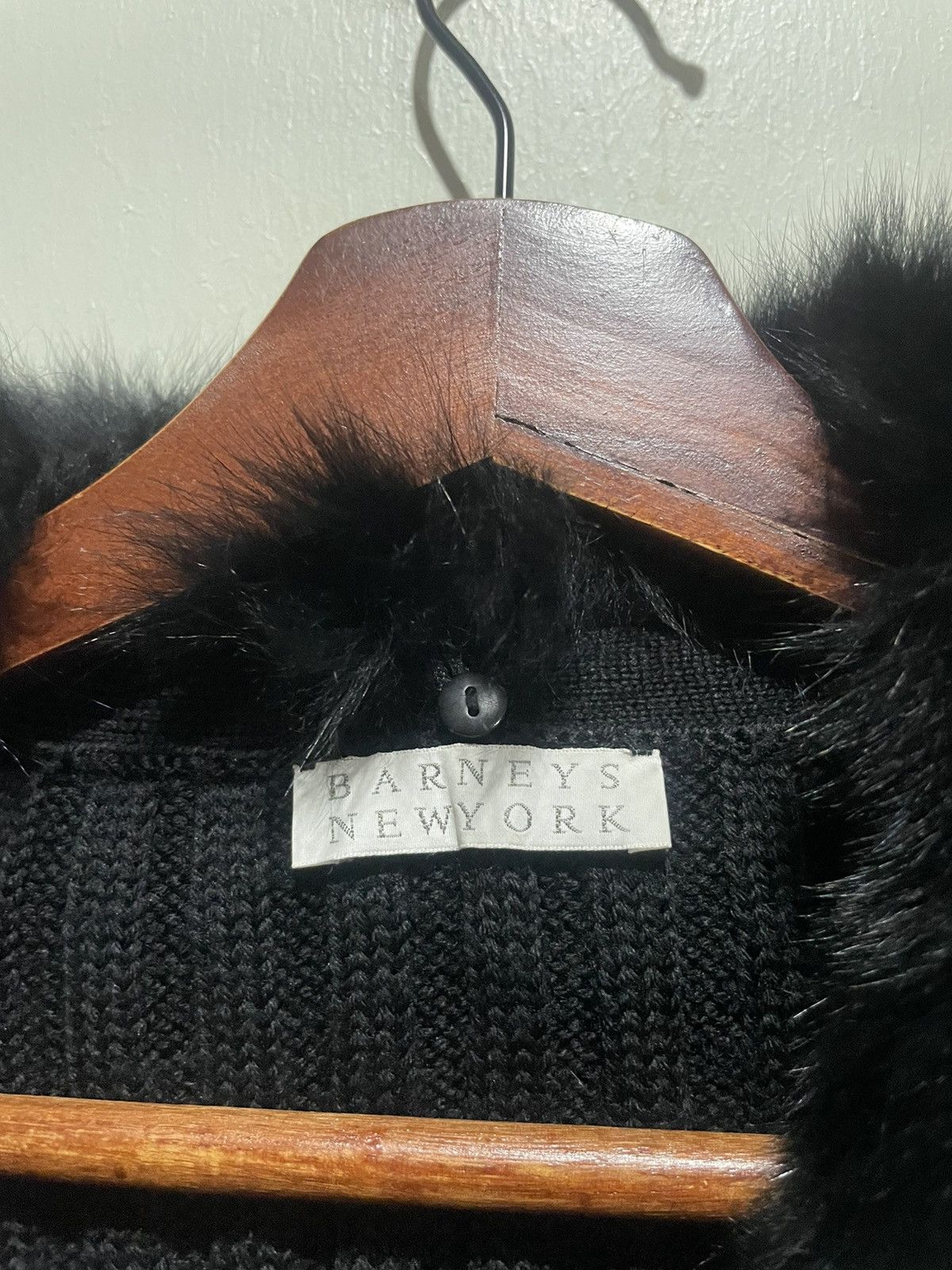 Barneys New York Barneys New York Sweatshirt with blue fox fur neck Size ONE SIZE - 6 Thumbnail