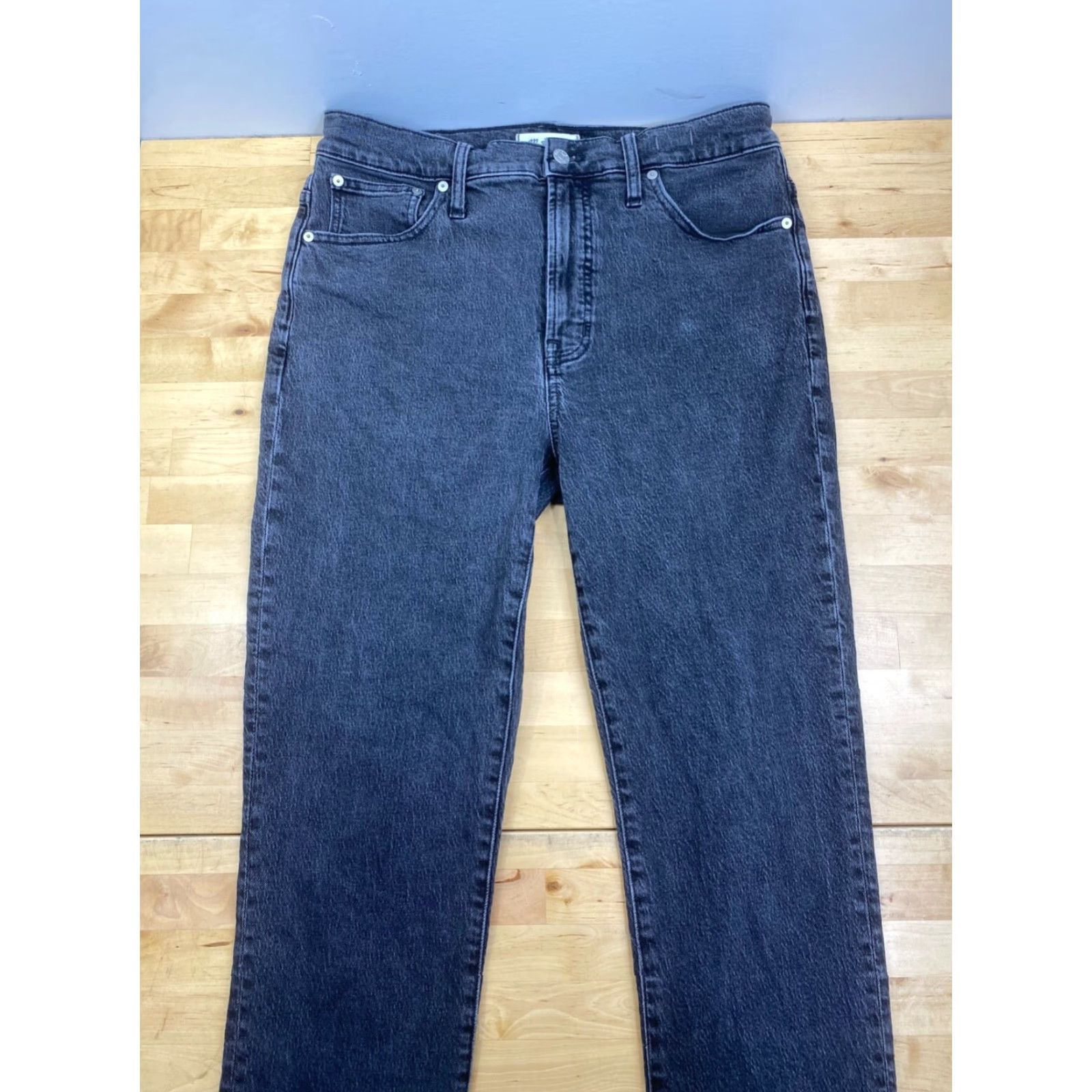 Madewell VINTAGE Madewell The Perfect Black Denim Jeans Womens 30x28 Casual #7953 Size 30" / US 8 / IT 44 - 2 Thumbnail
