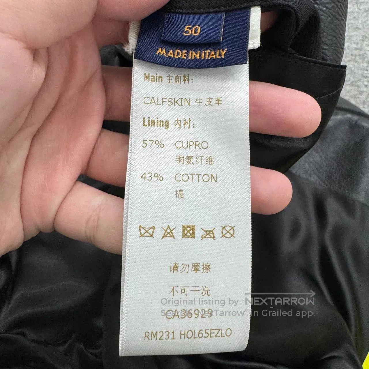 Louis Vuitton Louis Vuitton Black Yellow Cowhide Biker Jacket. Size US M / EU 48-50 / 2 - 3 Thumbnail