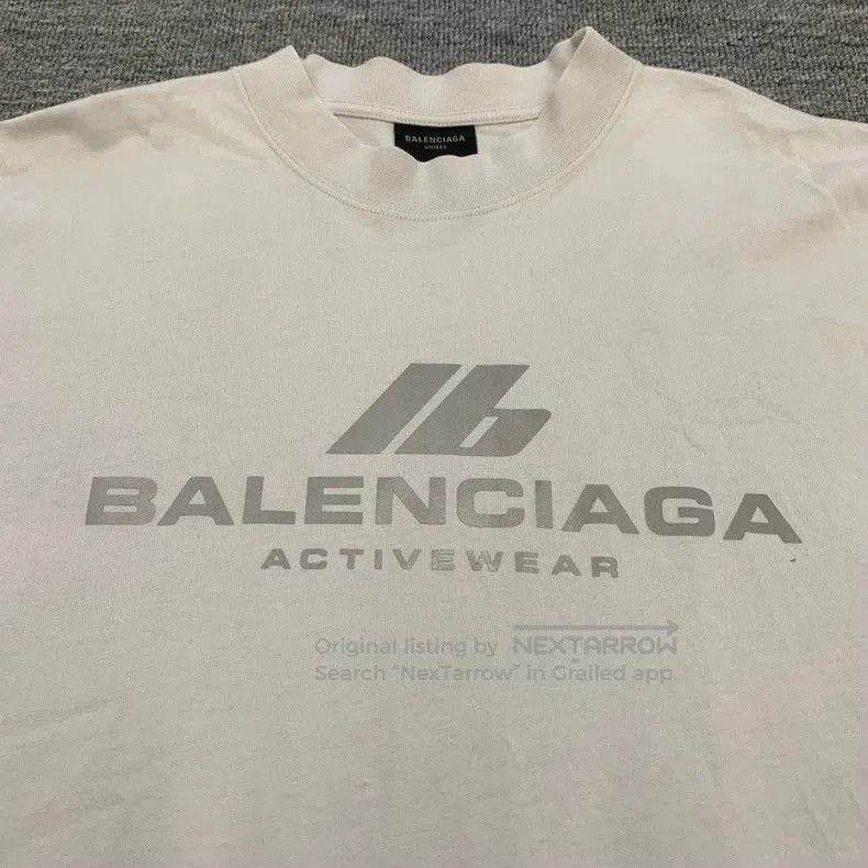 Balenciaga Balenciaga White Reflective Logo T-shirt. Size US L / EU 52-54 / 3 - 6 Thumbnail