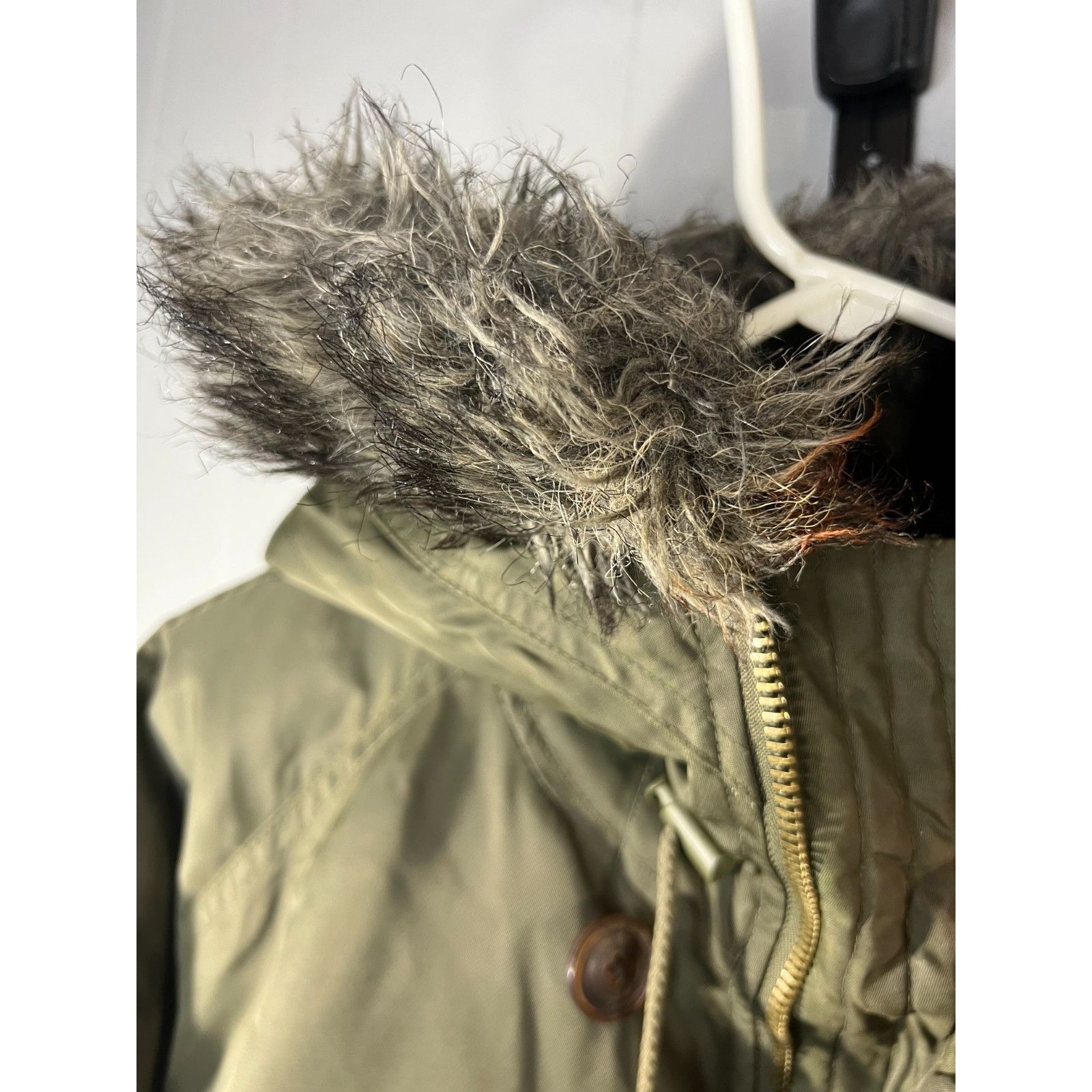 Juicy Couture Vintage Y2K Faux Fur Juicy Couture Green Military Flight Dow Size XL / US 12-14 / IT 48-50 - 4 Thumbnail