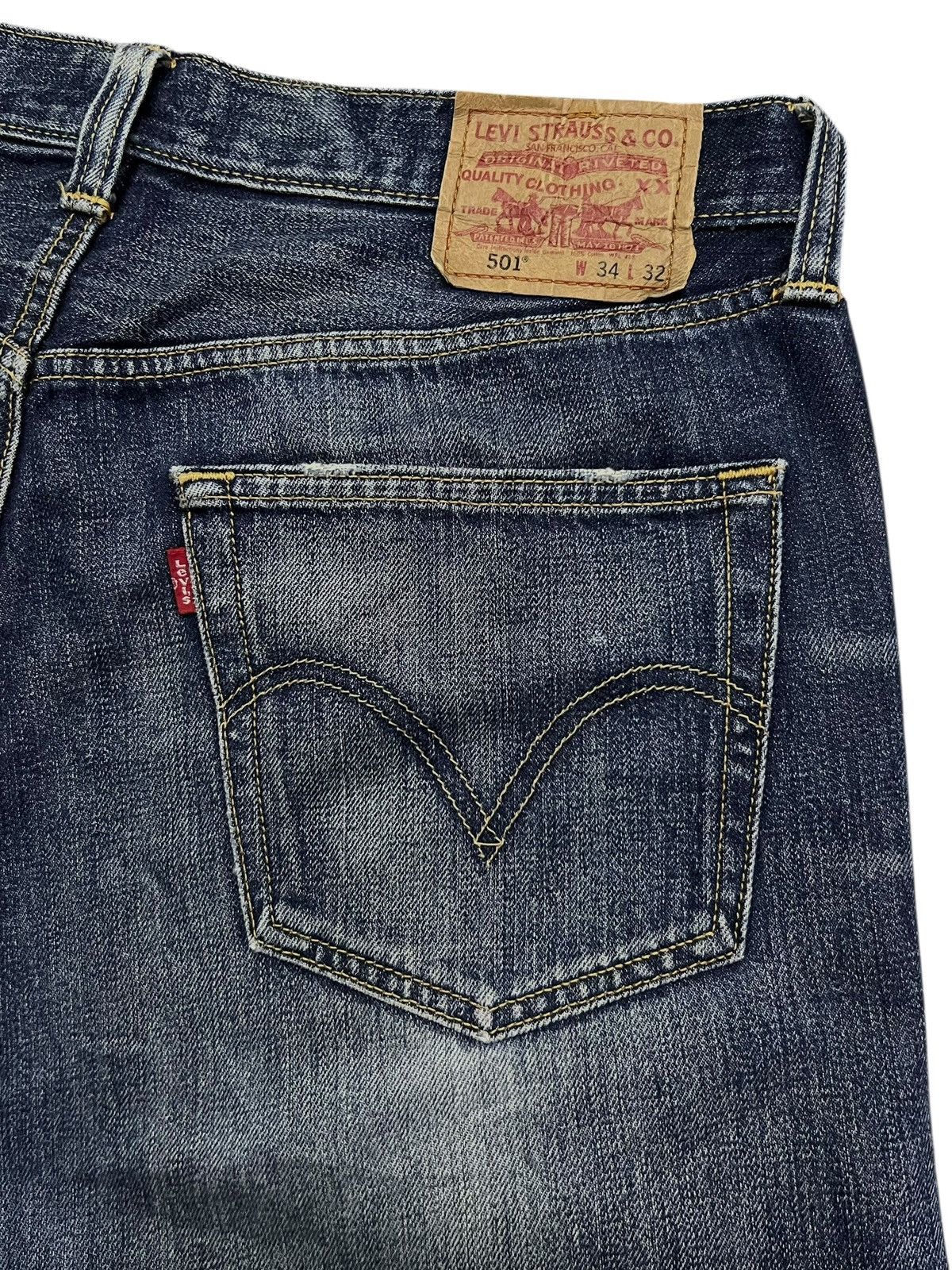 Levi's Vintage Levi’s Lot 501 Original Button Jeans - Japan Market Size US 35 - 8 Thumbnail