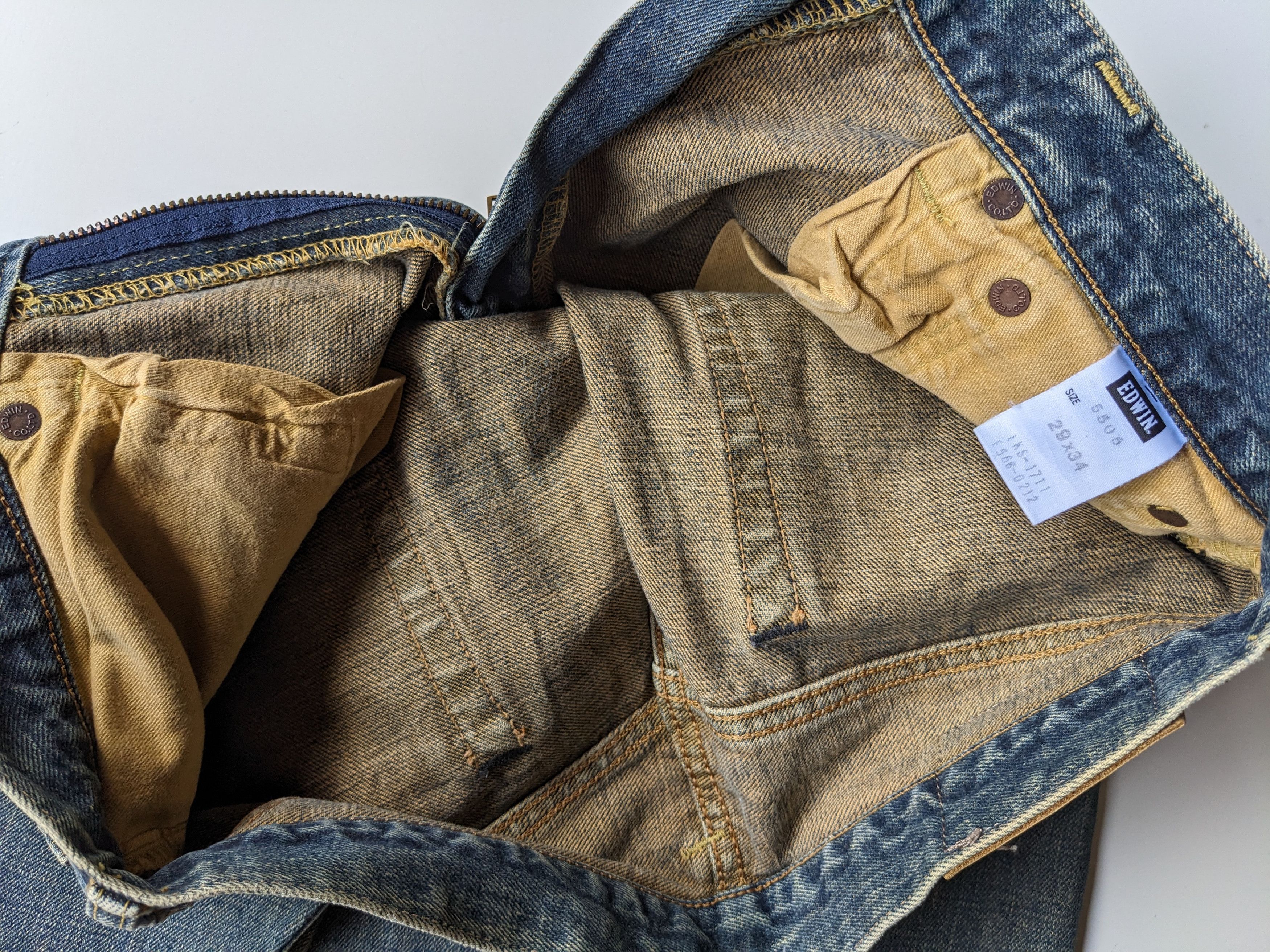 Edwin Edwin 505x selvedge mudwash jeans Size US 30 / EU 46 - 6 Thumbnail
