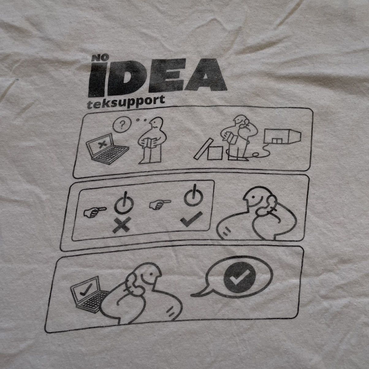 Vintage Vintage Y2K Graphic Tee Cream Art Illustration Oversized M Size US M / EU 48-50 / 2 - 4 Thumbnail