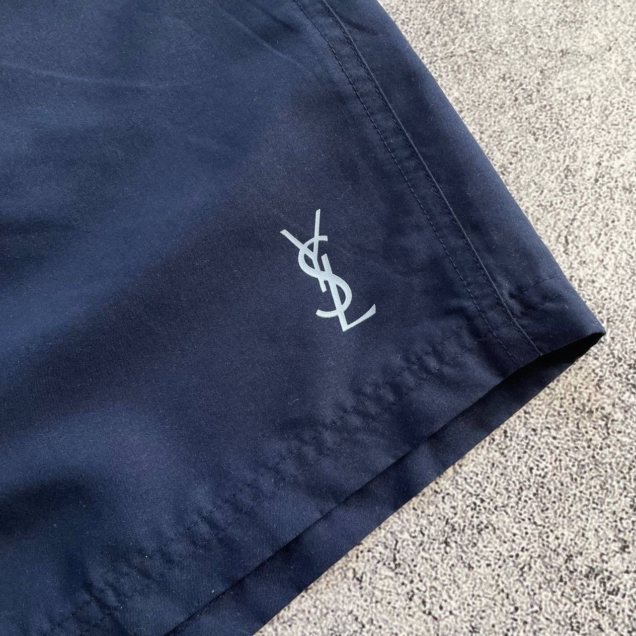 Yves Saint Laurent Vintage Yves Saint Laurent Shorts Dark Blue Size XL Size US 36 / EU 52 - 3 Thumbnail