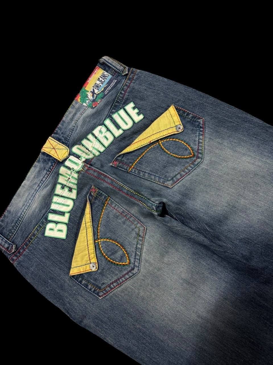 Japanese Brand TWIST LEG 90s BMB-Jeans Mudwash Distressed Insane Big Logo Size US 32 / EU 48 - 16 Thumbnail