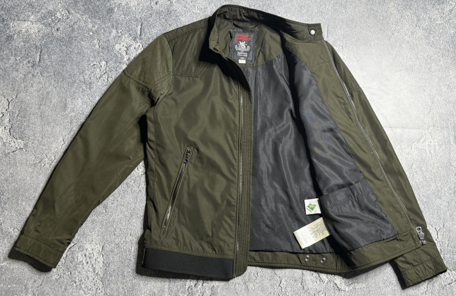 Diesel Diesel Industry Teflon Jacket Olive Green Lightweight Me Size US M / EU 48-50 / 2 - 8 Thumbnail