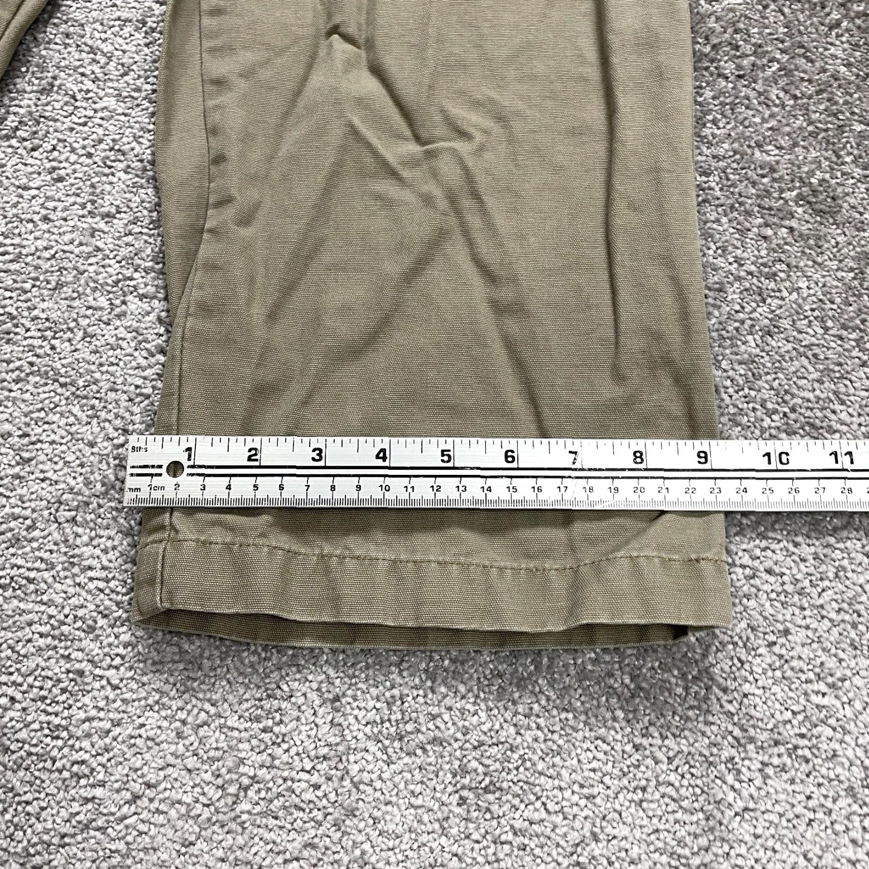 Vintage Columbia Pants Men 36 Beige Cotton Flat Front Straight Inseam 29 Mens Size US 36 / EU 52 - 5 Thumbnail